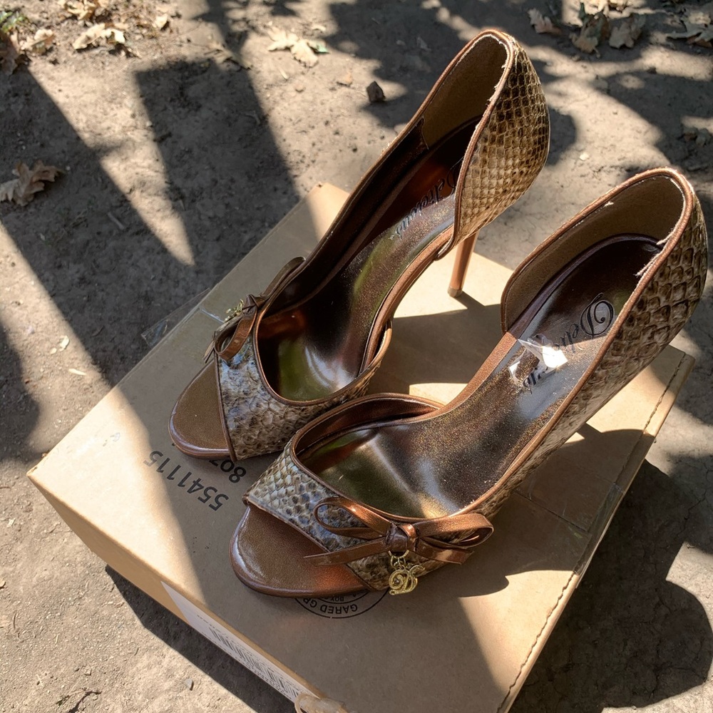 Brown heels